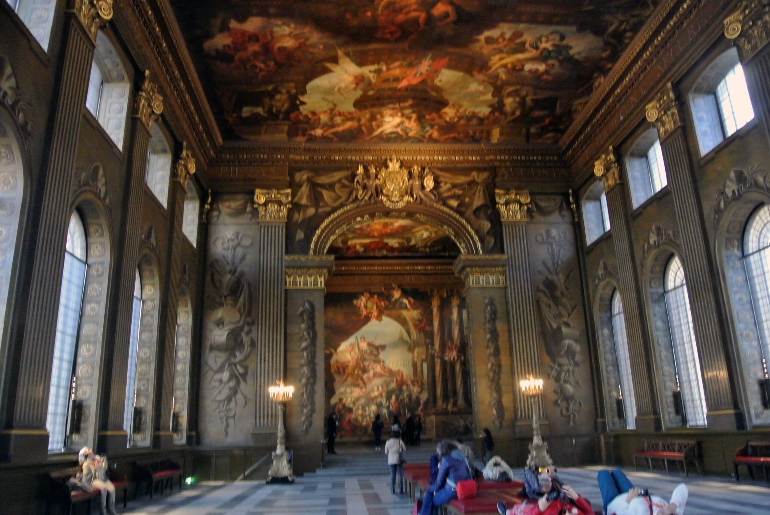 an image of the inside of the painted hall