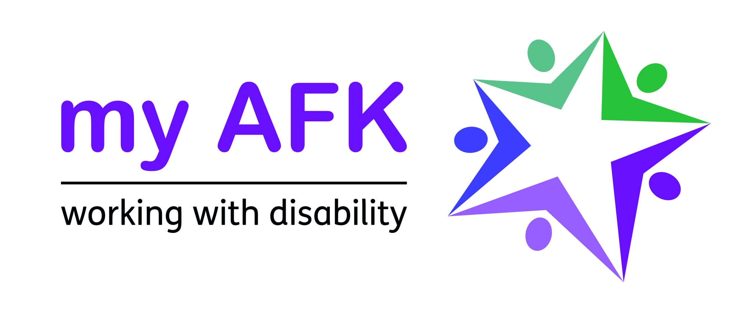 My AFK logo - working with disability
